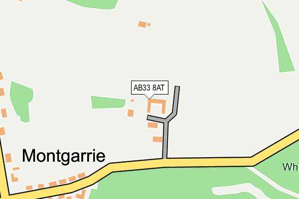 AB33 8AT map - OS OpenMap – Local (Ordnance Survey)