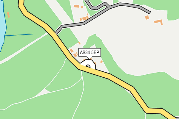 AB34 5EP map - OS OpenMap – Local (Ordnance Survey)