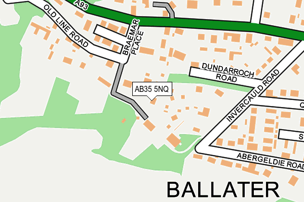 AB35 5NQ map - OS OpenMap – Local (Ordnance Survey)