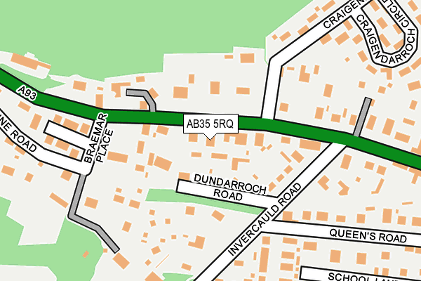 AB35 5RQ map - OS OpenMap – Local (Ordnance Survey)
