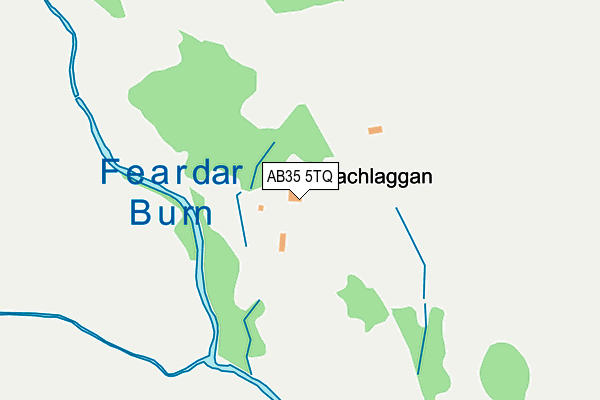 AB35 5TQ map - OS OpenMap – Local (Ordnance Survey)