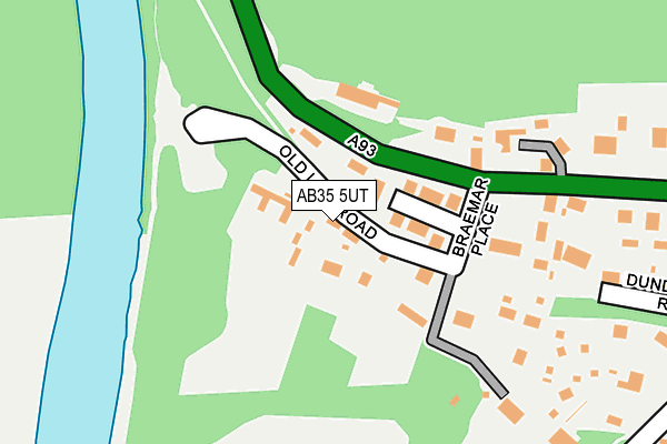 AB35 5UT map - OS OpenMap – Local (Ordnance Survey)