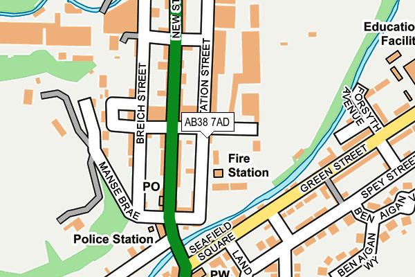 Map of FORBLAST LIMITED at local scale