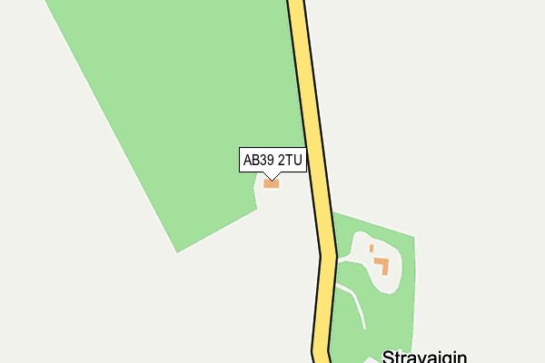 AB39 2TU map - OS OpenMap – Local (Ordnance Survey)
