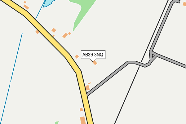 AB39 3NQ map - OS OpenMap – Local (Ordnance Survey)