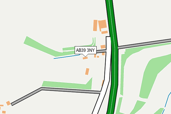AB39 3NY map - OS OpenMap – Local (Ordnance Survey)