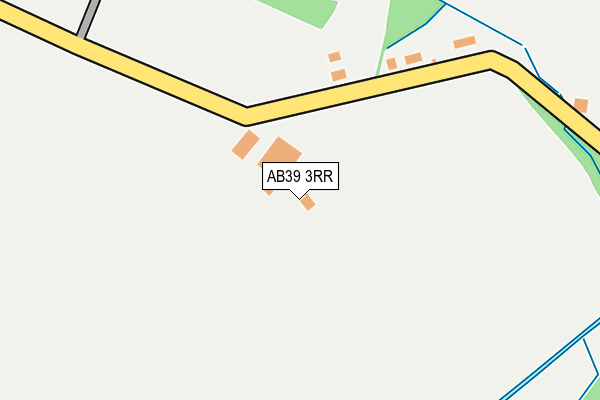 AB39 3RR map - OS OpenMap – Local (Ordnance Survey)