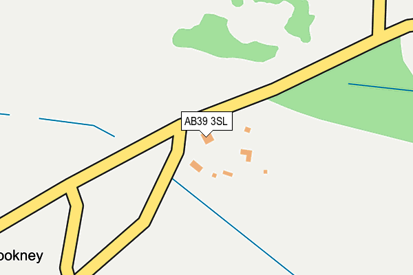 AB39 3SL map - OS OpenMap – Local (Ordnance Survey)