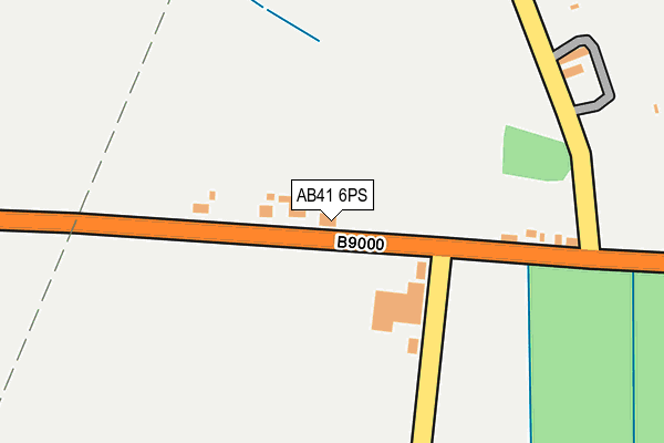 AB41 6PS map - OS OpenMap – Local (Ordnance Survey)