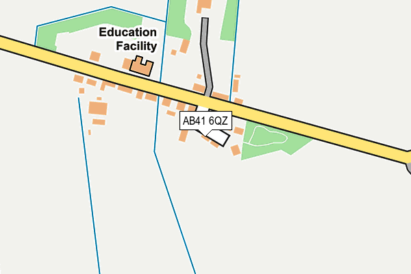 AB41 6QZ map - OS OpenMap – Local (Ordnance Survey)