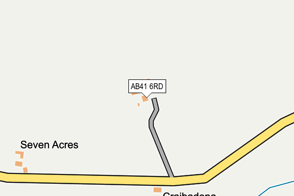 AB41 6RD map - OS OpenMap – Local (Ordnance Survey)