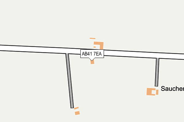 AB41 7EA map - OS OpenMap – Local (Ordnance Survey)