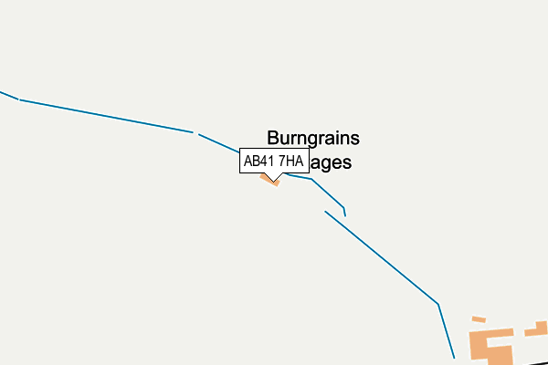 AB41 7HA map - OS OpenMap – Local (Ordnance Survey)