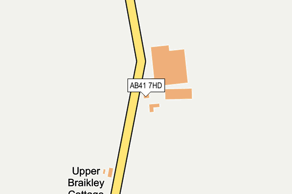 AB41 7HD map - OS OpenMap – Local (Ordnance Survey)