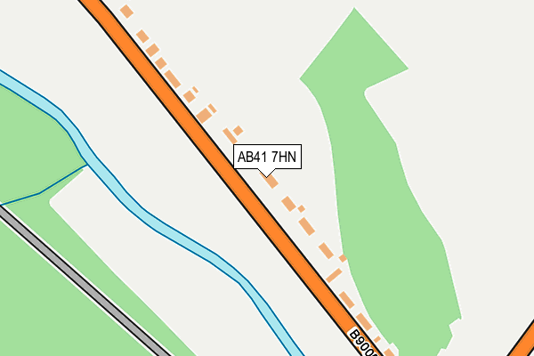 AB41 7HN map - OS OpenMap – Local (Ordnance Survey)