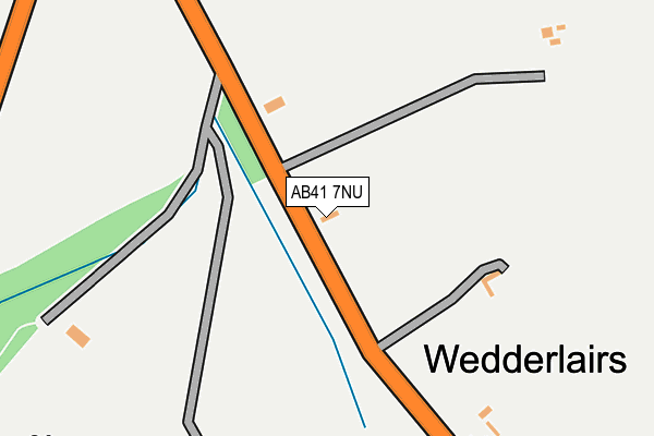 AB41 7NU map - OS OpenMap – Local (Ordnance Survey)