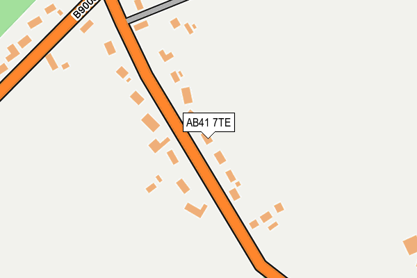 AB41 7TE map - OS OpenMap – Local (Ordnance Survey)