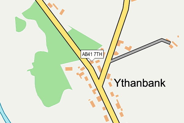 AB41 7TH map - OS OpenMap – Local (Ordnance Survey)