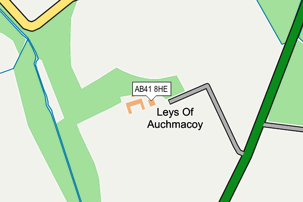 AB41 8HE map - OS OpenMap – Local (Ordnance Survey)