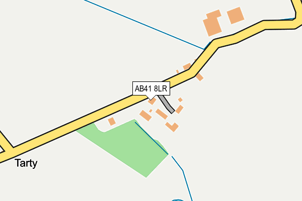 AB41 8LR map - OS OpenMap – Local (Ordnance Survey)