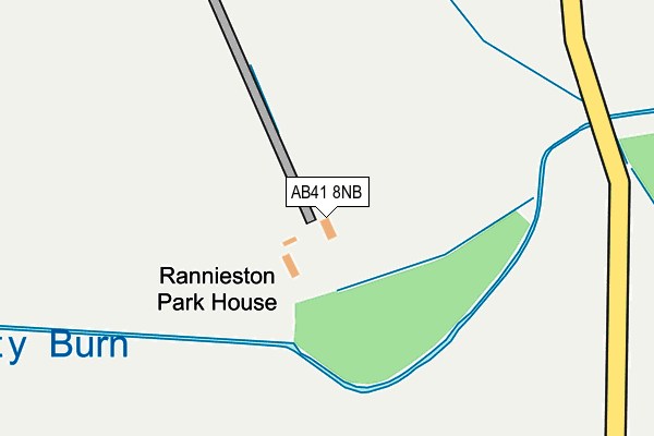 AB41 8NB map - OS OpenMap – Local (Ordnance Survey)