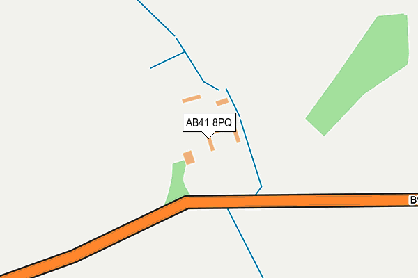 AB41 8PQ map - OS OpenMap – Local (Ordnance Survey)