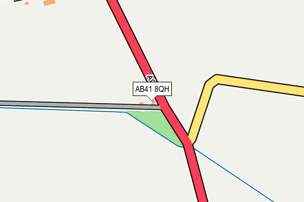AB41 8QH map - OS OpenMap – Local (Ordnance Survey)