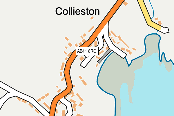 AB41 8RQ map - OS OpenMap – Local (Ordnance Survey)