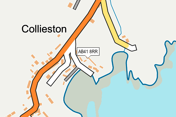 AB41 8RR map - OS OpenMap – Local (Ordnance Survey)
