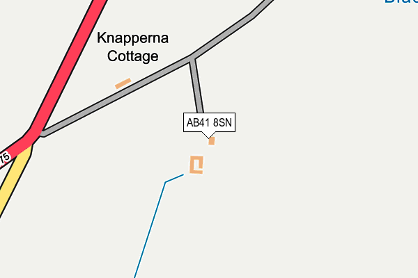 AB41 8SN map - OS OpenMap – Local (Ordnance Survey)