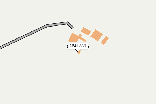 AB41 8SR map - OS OpenMap – Local (Ordnance Survey)