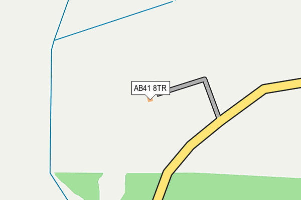 AB41 8TR map - OS OpenMap – Local (Ordnance Survey)