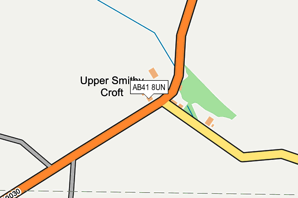 AB41 8UN map - OS OpenMap – Local (Ordnance Survey)