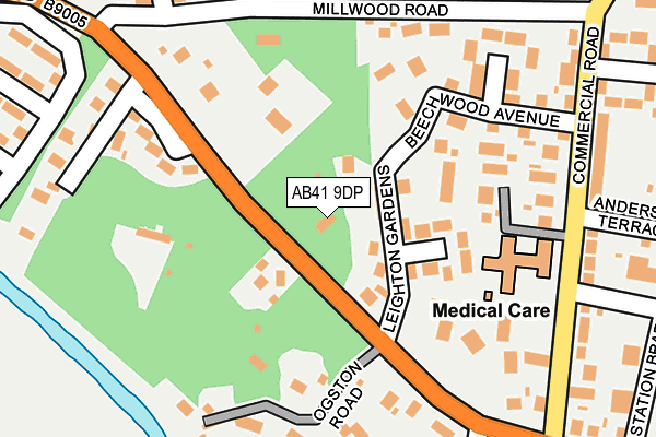 Map of EASTCOVE LIMITED at local scale