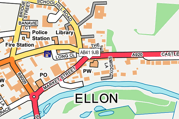 Map of 5 LOONS ELLON LTD at local scale