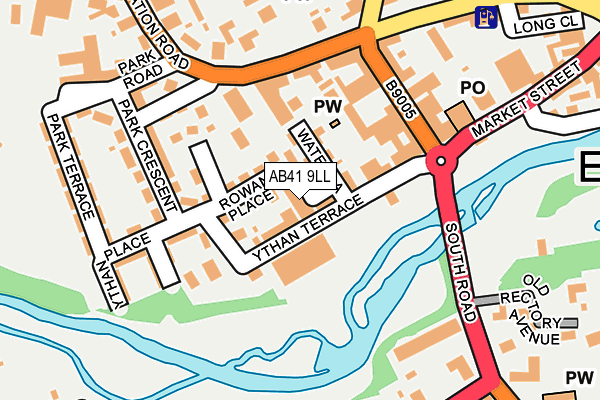 AB41 9LL map - OS OpenMap – Local (Ordnance Survey)