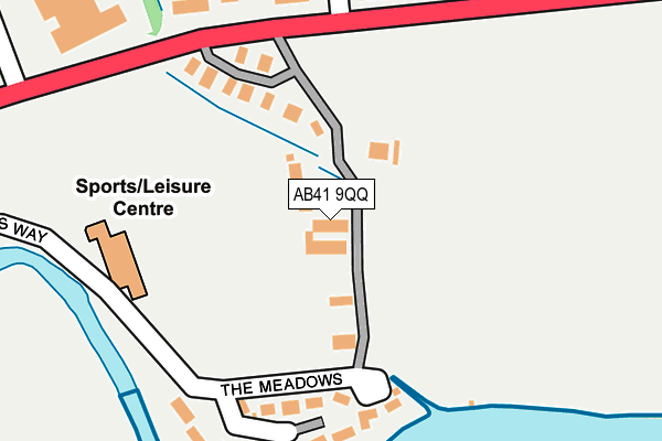 AB41 9QQ map - OS OpenMap – Local (Ordnance Survey)