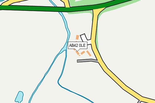 AB42 0LE map - OS OpenMap – Local (Ordnance Survey)