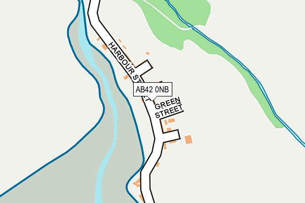 Map of CRUDEN BAY SHELLFISH LTD at local scale