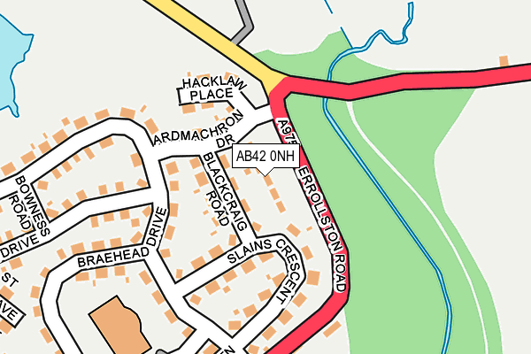 AB42 0NH map - OS OpenMap – Local (Ordnance Survey)