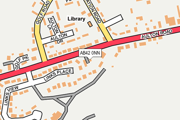 AB42 0NN map - OS OpenMap – Local (Ordnance Survey)