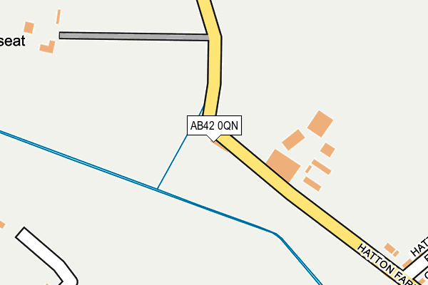 AB42 0QN map - OS OpenMap – Local (Ordnance Survey)