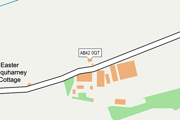 AB42 0QT map - OS OpenMap – Local (Ordnance Survey)