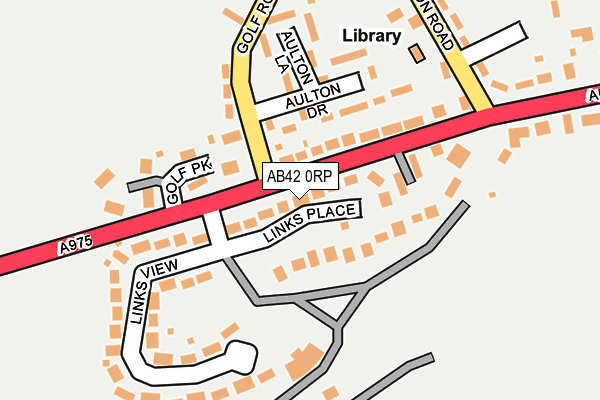 AB42 0RP map - OS OpenMap – Local (Ordnance Survey)