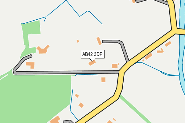 AB42 3DP map - OS OpenMap – Local (Ordnance Survey)