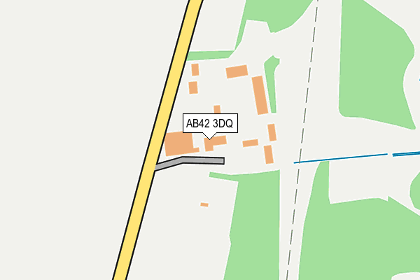 AB42 3DQ map - OS OpenMap – Local (Ordnance Survey)