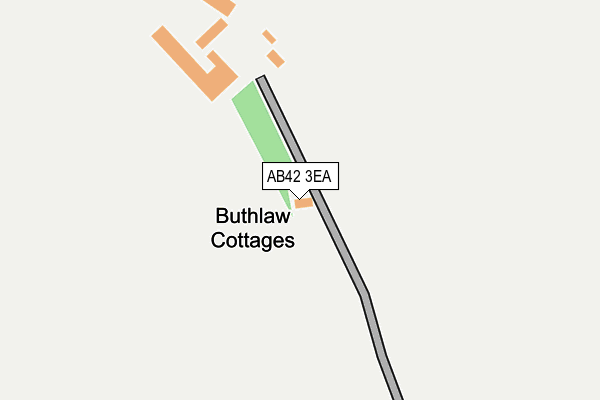 AB42 3EA map - OS OpenMap – Local (Ordnance Survey)