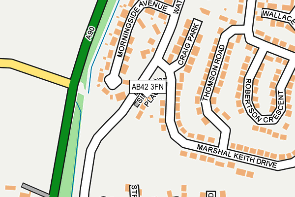 Map of K C FISHING LTD at local scale