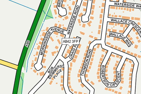 Map of BEATRICE ALLARDYCE LIMITED at local scale