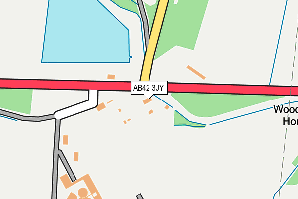 AB42 3JY map - OS OpenMap – Local (Ordnance Survey)